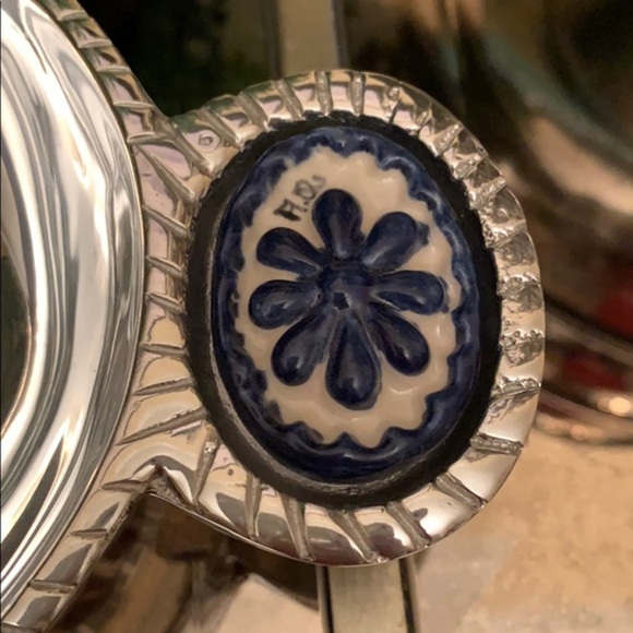 Mexican pewter serving dish - Picture 2 of 4